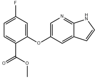 2-((1H-吡咯[2,3-b]吡啶-5-基)氧基)-4-氟苯甲酸甲酯