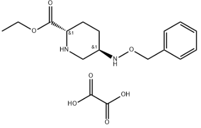 (2S,5R)-苄氧胺基哌啶-2-甲酸乙酯草酸盐   
