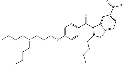 2-丁基-3-(4-(3-二丁基氨基丙氧基)苯甲酰基)-5-硝基苯并呋喃  