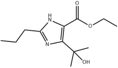 4-(1-羟基-1-甲基乙基)-2-丙基-1H-咪唑-5-羧酸乙酯 