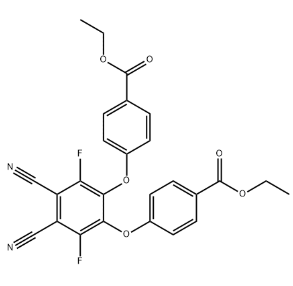 4,5-双（4-乙氧基羰基苯氧基）-3,6-二氟邻苯二甲腈