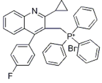 [2-环丙基-4-(4-氟苯基)-喹啉-3-甲基]-3-苯基溴化磷