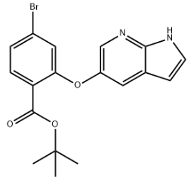 4-溴-2-(1H-吡咯并[2,3-B]吡啶-5-基氧基)苯甲酸叔丁酯  