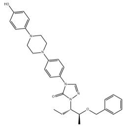 2-[(1S,2S)-1-乙基-2-苄氧基丙基]-2,4-二氢-4-[4-[4-(4-羟基苯基)-1-哌嗪基]苯基]-3H-1,2,4-三氮唑-3-酮; 泊沙康唑侧链  
