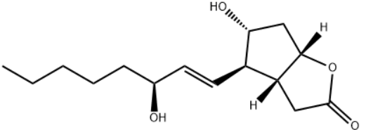 (3aR,4R,5R,6aS)- 六氢-5-羟基-4-[(1E,3S)-3-羟基-1-辛烯-1-基]-2H-环戊并[b]呋喃-2-酮 ; 3R-DPOL  