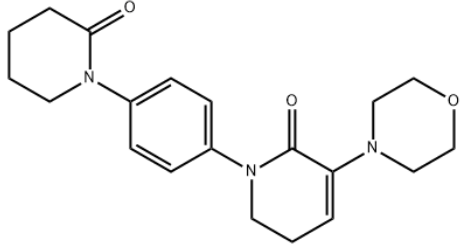 5,6-二氢-3-(4-吗啉基)-1-[4-(2-氧代-1-哌啶基)苯基]-2(1H)-吡啶酮  
