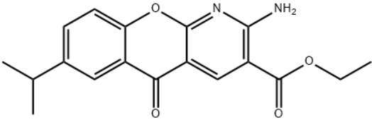 2－氨基－7－异丙基－5－氧代－5H－[1]－苯并呋喃－[2，3－b]吡啶－3－羧酸乙酯 ；氨来占诺乙酯 