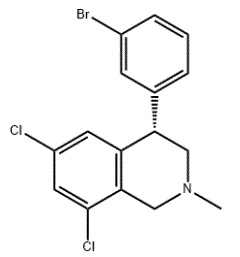 (S)-4-(3-bromophenyl)-6,8-dichloro-2-methyl-1,2,3,4-tetrahydroisoquinoline
