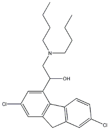 alpha-(二正丁胺甲基)-2,7-二氯芴-4-甲醇